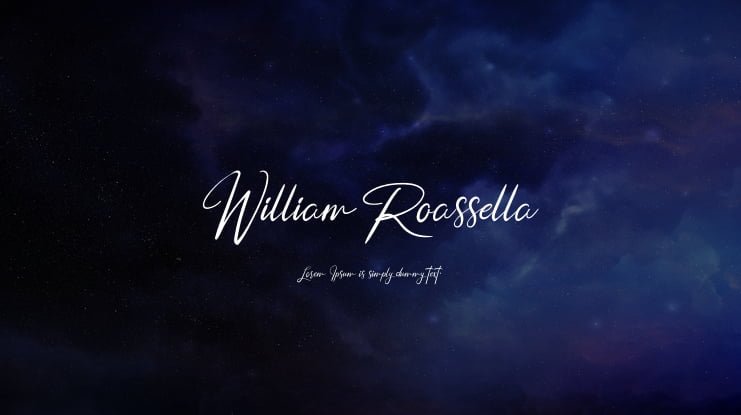 William Roassella Font