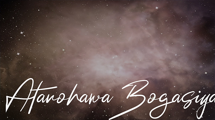 Atanohawa Bogasiya Font