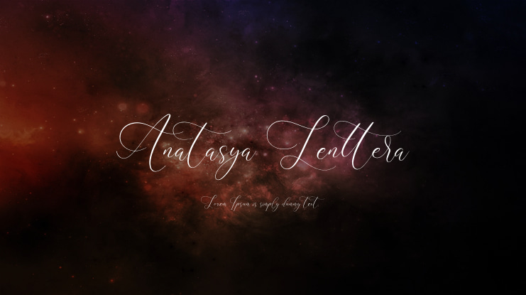 Anatasya Lenttera Font Family