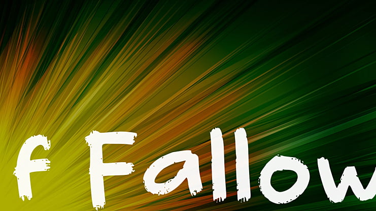 f Fallow Font