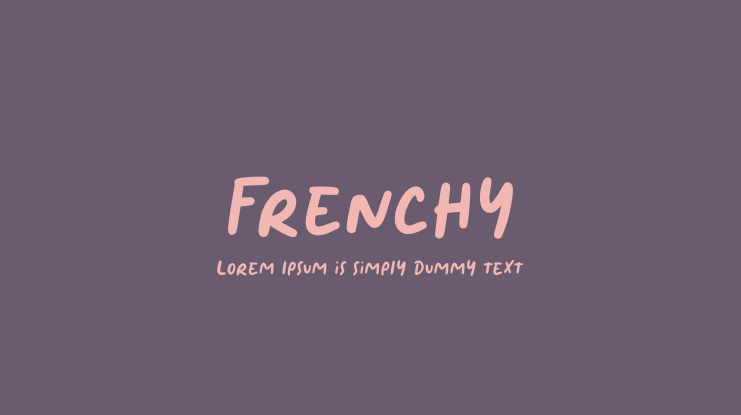 Frenchy Font