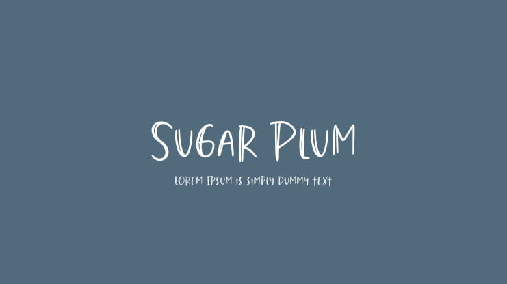 Sugar Plum Font