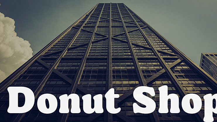 Donut Shop Font Family