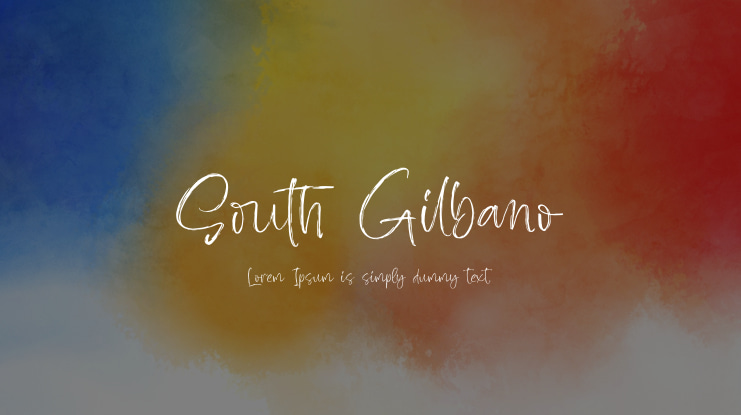 South Gilbano Font