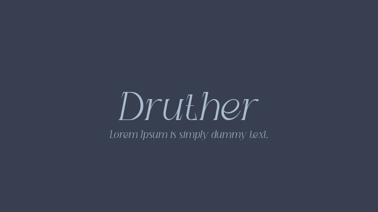 Druther Font