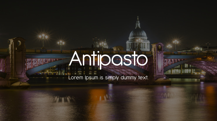 Antipasto Font