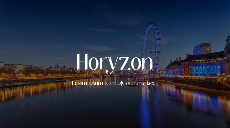 Horyzon Font