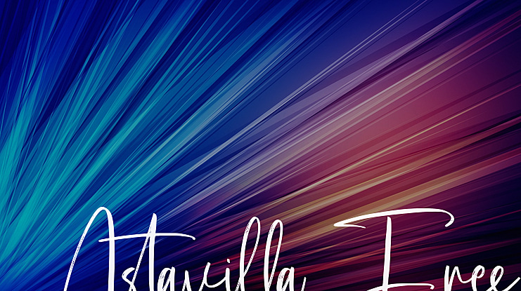 Astavilla Free Font
