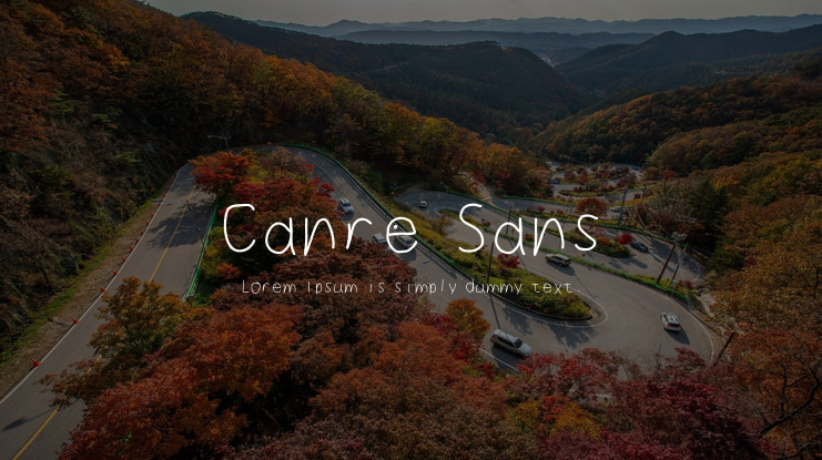 Canre Sans Font