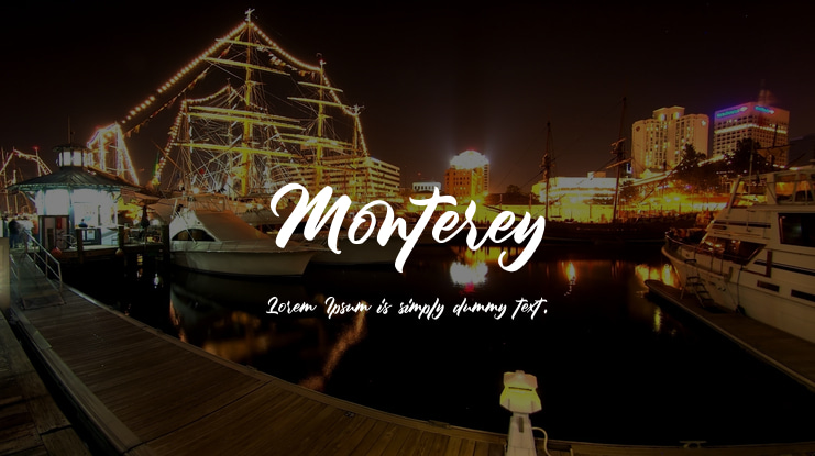 Monterey Font