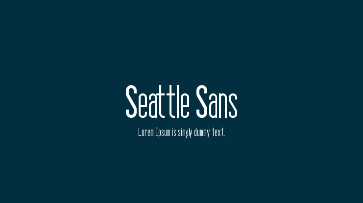Seattle Sans Font