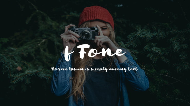 f Fone Font