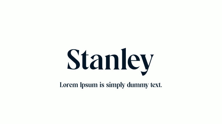 Stanley Font