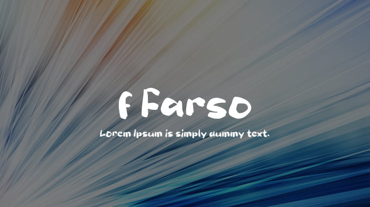 f Farso Font