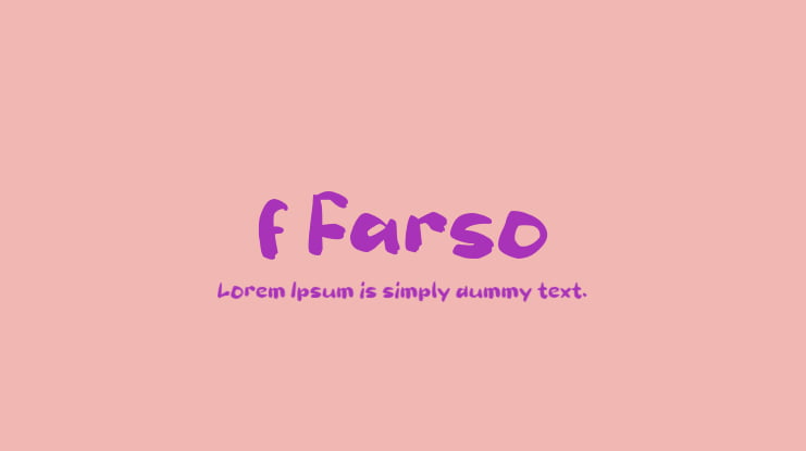 f Farso Font