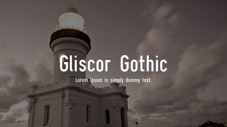 Gliscor Gothic Font
