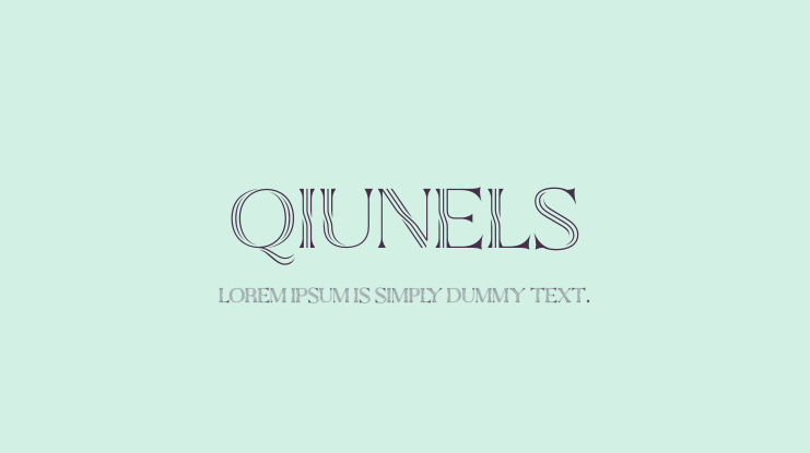 Qiunels Font