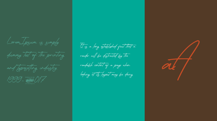 Mountain Signature Font