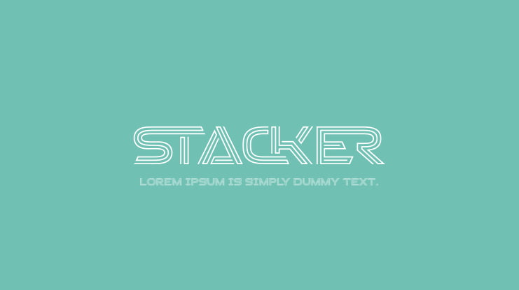 Stacker Font