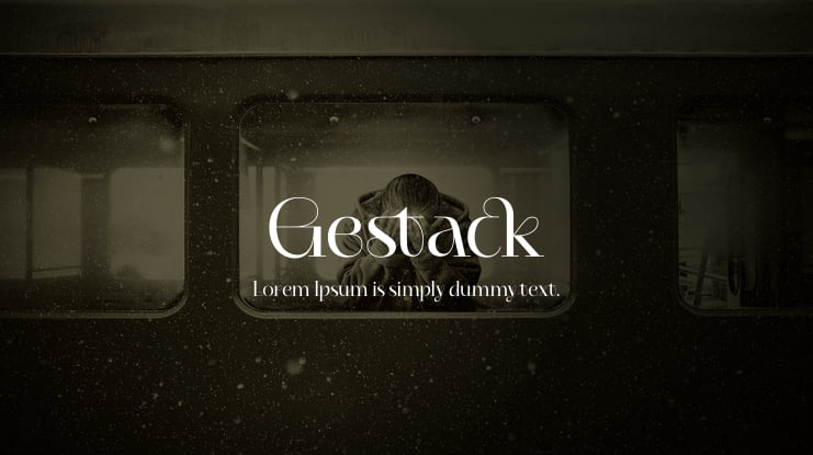 Gestack Font