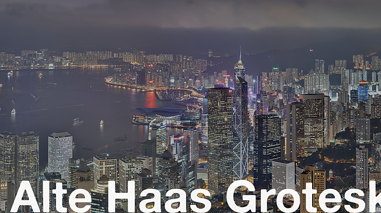 Alte Haas Grotesk Font Family