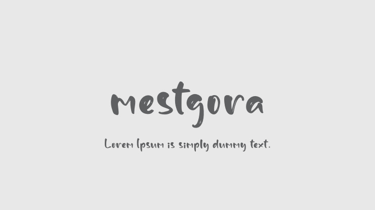 mestgora Font