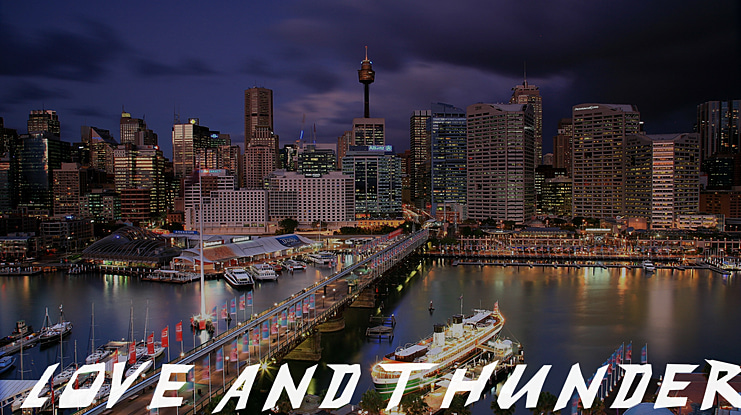 Love and Thunder Font