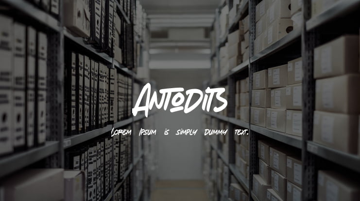 Antodits Font