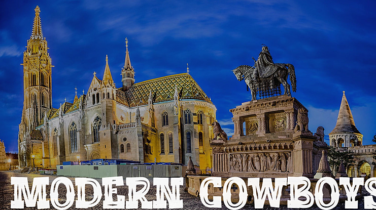 Modern Cowboys Font