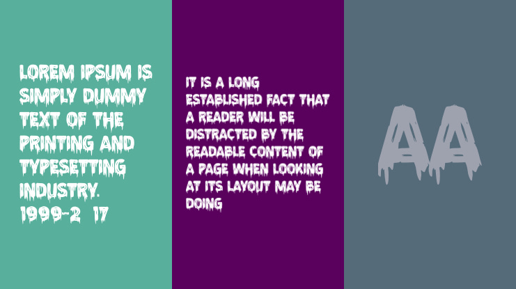 Lonesome Zombies Font