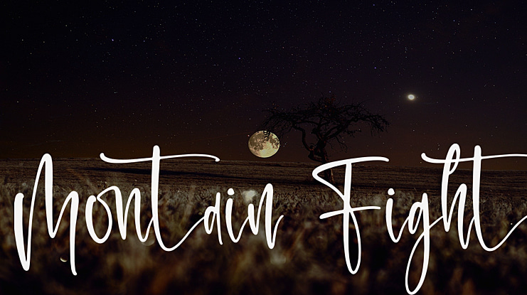 Montain Fight Font