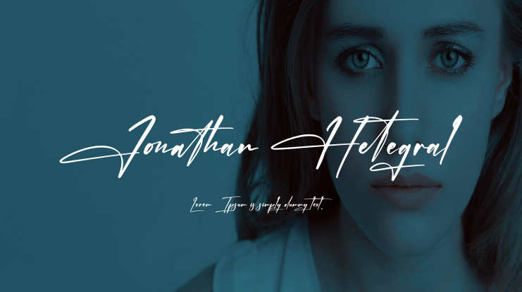 Jonathan Hetegral Font