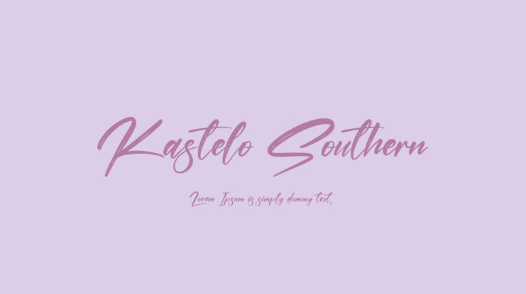 Kastelo Southern Font