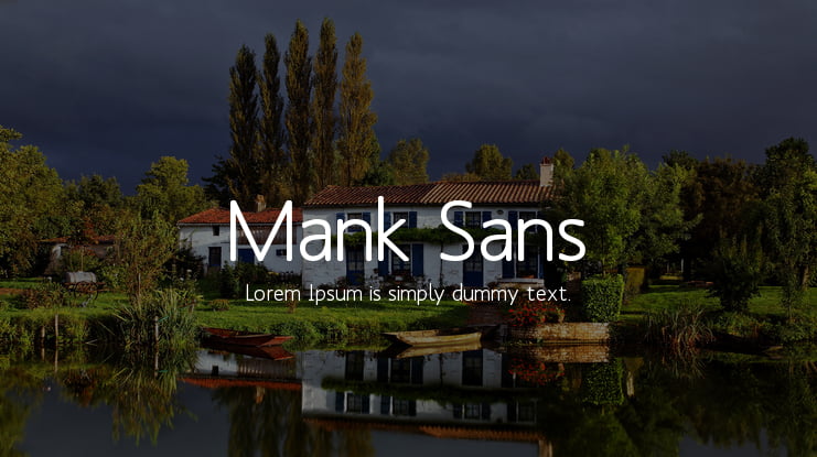 Mank Sans Font Family