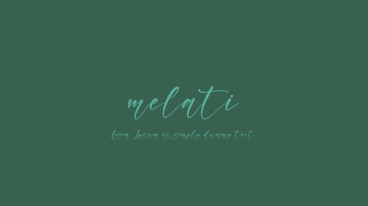 melati Font