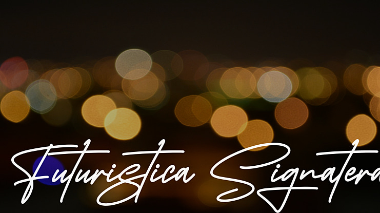 Futuristica Signatera Font