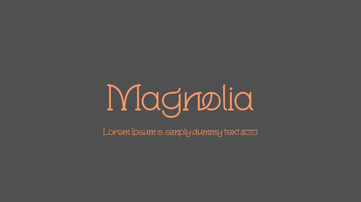 Magnolia Font