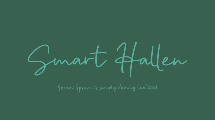 Smart Hallen Font