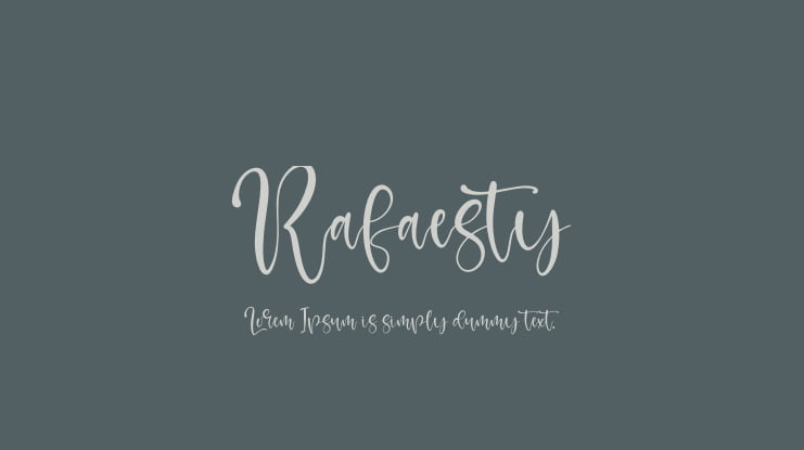 Rafaesty Font