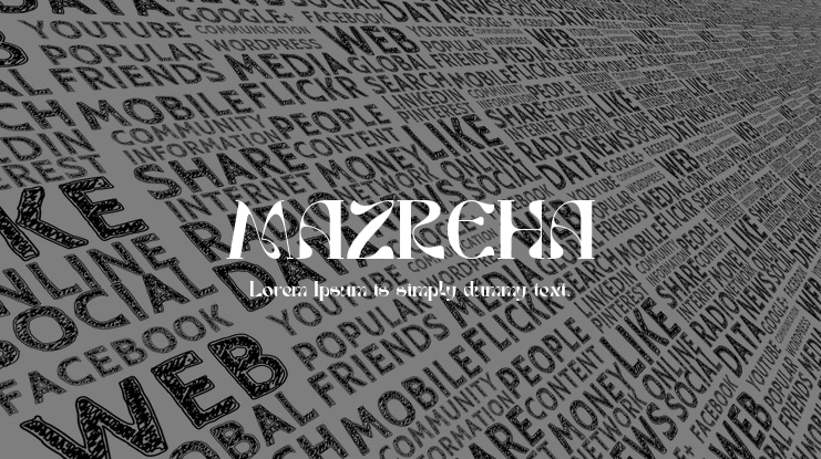 MAZREHA Font
