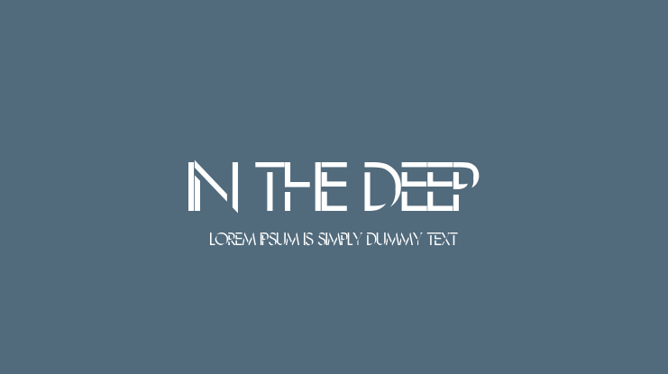 In the Deep Font