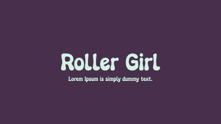 Roller Girl Font