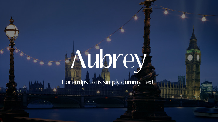 Aubrey Font