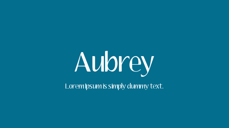 Aubrey Font