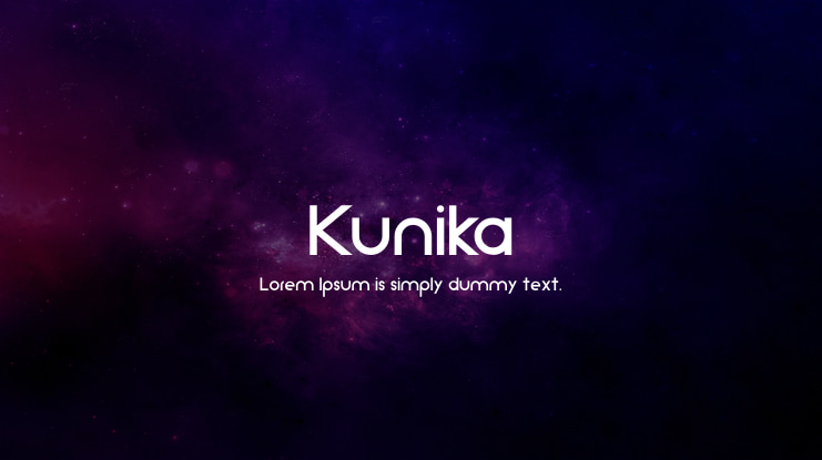 Kunika Font