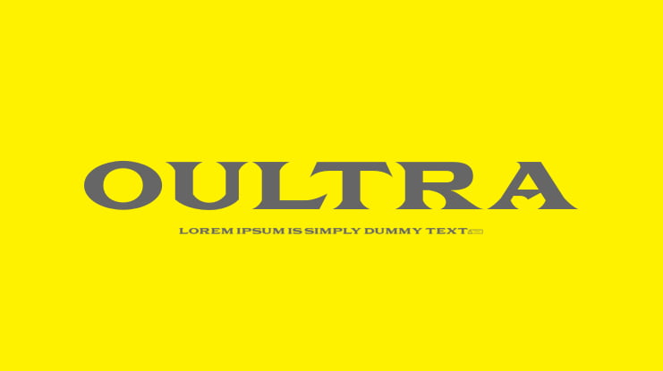 Oultra Font