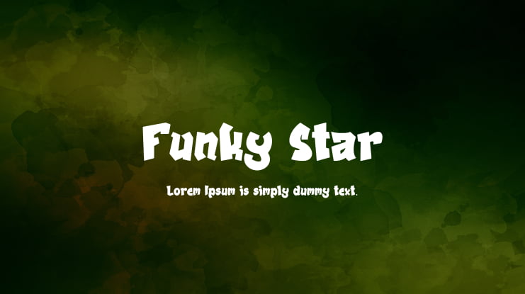 Funky Star Font