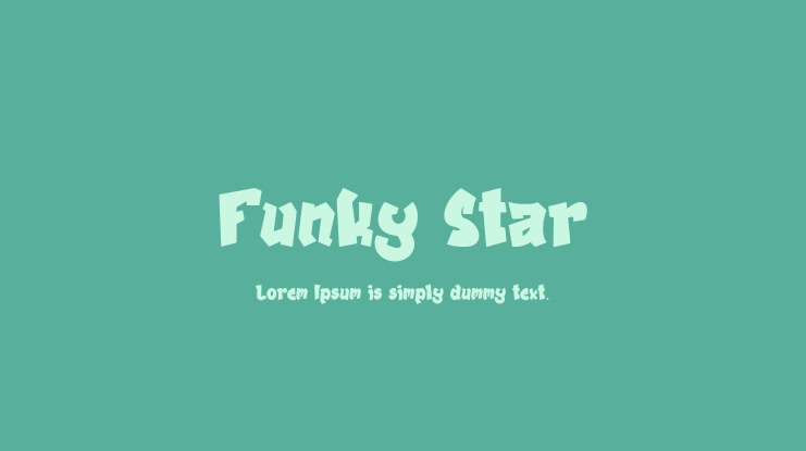 Funky Star Font