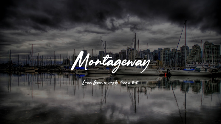 Montageway Font