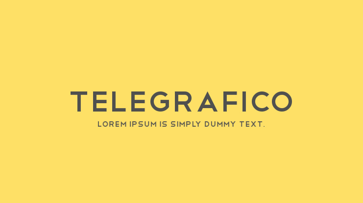 Telegrafico Font